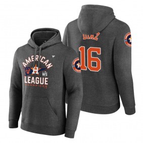 Houston Astros Aledmys Diaz Charcoal 2021 American League Champions Hoodie