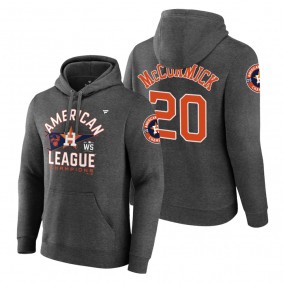 Houston Astros Chas McCormick Charcoal 2021 American League Champions Hoodie