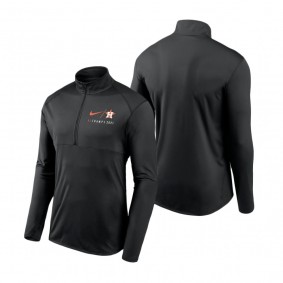 Houston Astros 2021 American League Champions Team Half-Zip Pullover Black Jacket