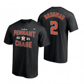 Houston Astros Alex Bregman Black 2021 Division Series Winner Locker Room T-Shirt