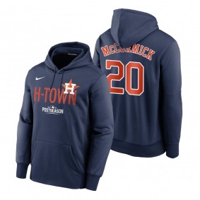 Houston Astros Chas McCormick Navy 2021 Postseason Dugout Hoodie