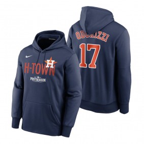 Houston Astros Jake Odorizzi Navy 2021 Postseason Dugout Hoodie