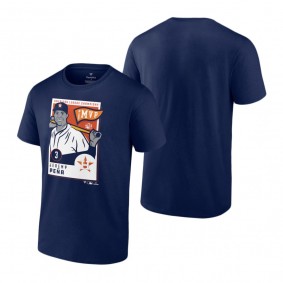 Houston Astros Jeremy Pena Navy 2022 American League Champions MVP T-Shirt