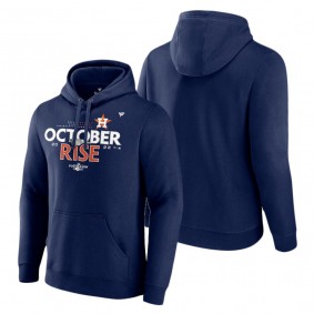 Houston Astros Navy 2022 Postseason Locker Room Hoodie