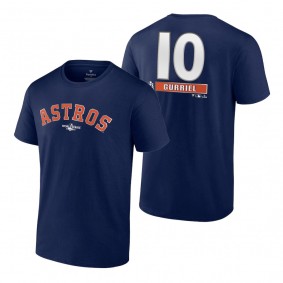 Houston Astros Yuli Gurriel Navy 2022 World Series T-Shirt