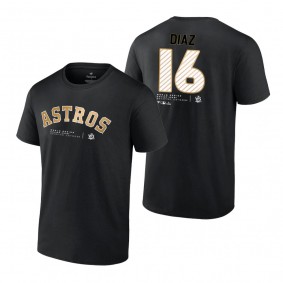 Houston Astros Aledmys Diaz Black 2022 World Series Champions T-Shirt