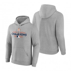 Houston Astros Heather Gray 2022 World Series Champions Logo Hoodie