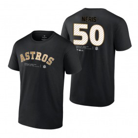 Houston Astros Hector Neris Black 2022 World Series Champions T-Shirt