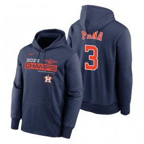 Houston Astros Jeremy Pena Navy 2022 World Series Champions Celebration Hoodie