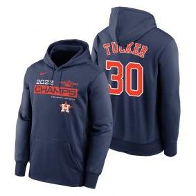 Houston Astros Kyle Tucker Navy 2022 World Series Champions Celebration Hoodie