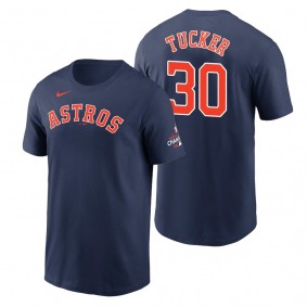 Houston Astros Kyle Tucker Navy 2022 World Series Champions T-Shirt