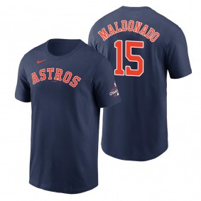 Houston Astros Martin Maldonado Navy 2022 World Series Champions T-Shirt