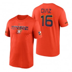 Houston Astros Aledmys Diaz Orange 2022 City Connect Legend T-Shirt