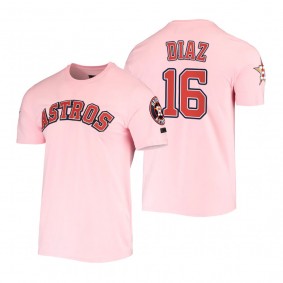 Houston Astros Aledmys Diaz Pink Pro Standard Club T-Shirt