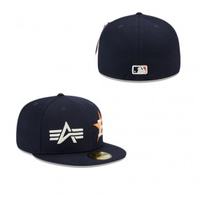 Alpha Industries X Houston Astros Dual Logo 59FIFTY Fitted Hat