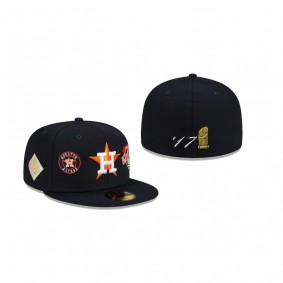 Houston Astros Navy Call Out 59FIFTY Fitted Hat