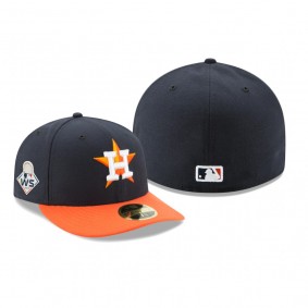 Houston Astros Navy Orange 2019 World Series Bound Sidepatch Low Profile 59FIFTY Hat