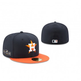 Houston Astros Navy Orange 2020 Postseason 59FIFTY Fitted Hat