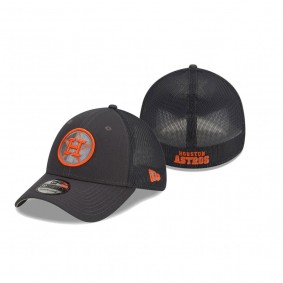 Houston Astros Graphite 2022 Batting Practice 39THIRTY Flex Hat