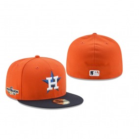 Houston Astros Orange 2022 Postseason 59FIFTY Fitted Hat