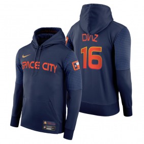 Houston Astros Aledmys Diaz Navy 2022 City Connect Pullover Hoodie