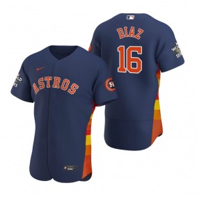 Houston Astros Aledmys Diaz Navy 2022 World Series Authentic Jersey