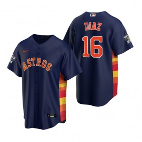 Men's Houston Astros Aledmys Diaz Navy 2022 World Series Replica Jersey