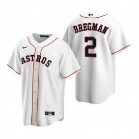 Houston Astros Alex Bregman Nike White Replica Home Jersey