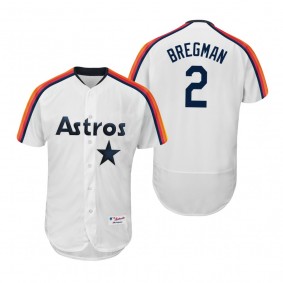 Alex Bregman Astros White 1989 Turn Back the Clock Authentic Jersey