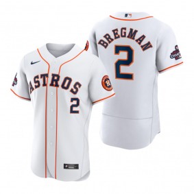 Houston Astros Alex Bregman White 2022 World Series Champions Home Authentic Jersey