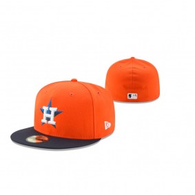 Houston Astros Orange Authentic Collection 59FIFTY Fitted Hat