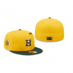 Houston Astros Gold Back To School 59FIFTY Fitted Hat