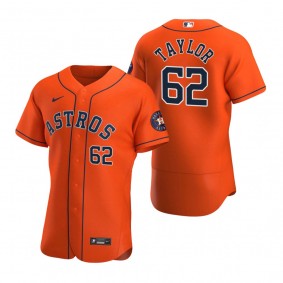 Men's Houston Astros Blake Taylor Nike Orange Authentic Alternate Jersey