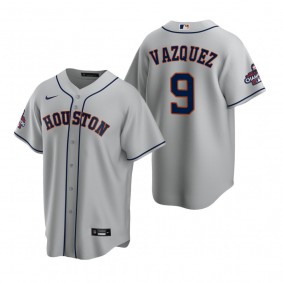 Houston Astros Christian Vazquez Gray 2022 World Series Champions Replica Jersey