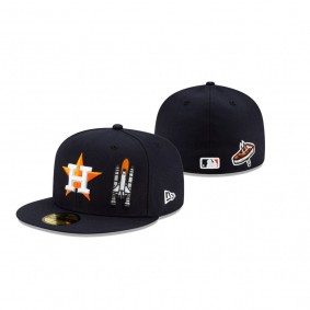 Houston Astros Navy City Describe 59FIFTY Fitted Hat