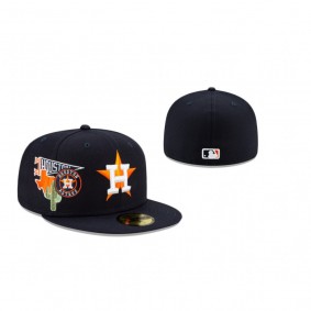 Houston Astros Navy City Patch 59Fifty Fitted Hat