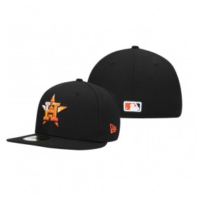 Houston Astros Black Color Dupe 59Fifty Fitted Hat