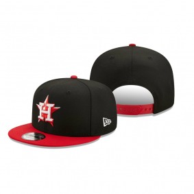 Houston Astros Black Scarlet Color Pack 2-Tone 9FIFTY Snapback Hat