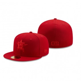 Houston Astros Scarlet Color Pack 59FIFTY Fitted Hat