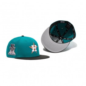 Houston Astros Teal Copper Head 35 Years Fitted Hat