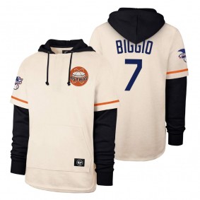 Houston Astros Craig Biggio Cream Cooperstown Heritage Shortstop Pullover Hoodie