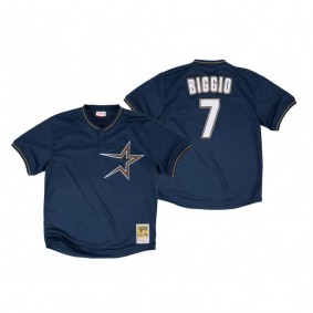 Houston Astros Craig Biggio Navy 1997 Authentic BP Mesh Jersey