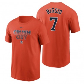 Houston Astros Craig Biggio Orange Stadium Filled T-Shirt