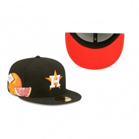 Houston Astros Black Fruit 59FIFTY Fitted Hat