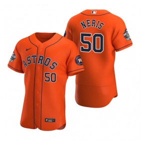 Houston Astros Hector Neris Orange 2022 World Series Authentic Jersey