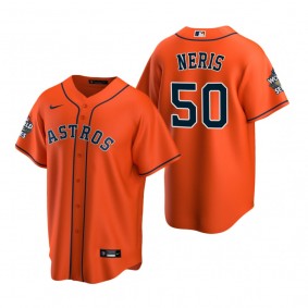 Houston Astros Hector Neris Orange 2022 World Series Replica Jersey