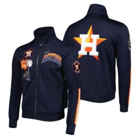 Houston Astros Navy Hometown Full-Zip Track Jacket Men's