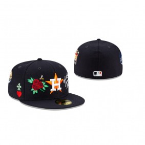 Houston Astros Navy Icon 59FIFTY Fitted Hat