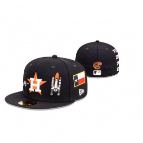 Houston Astros Navy Icon 59Fifty Fitted Hat