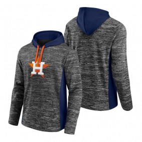 Houston Astros Gray Navy Instant Replay Color Block Hoodie